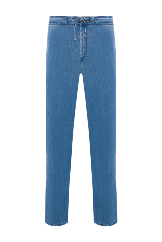 Scissor Scriptor men's blue jeans with an adjustable drawstring waistband 192710 - photo 1