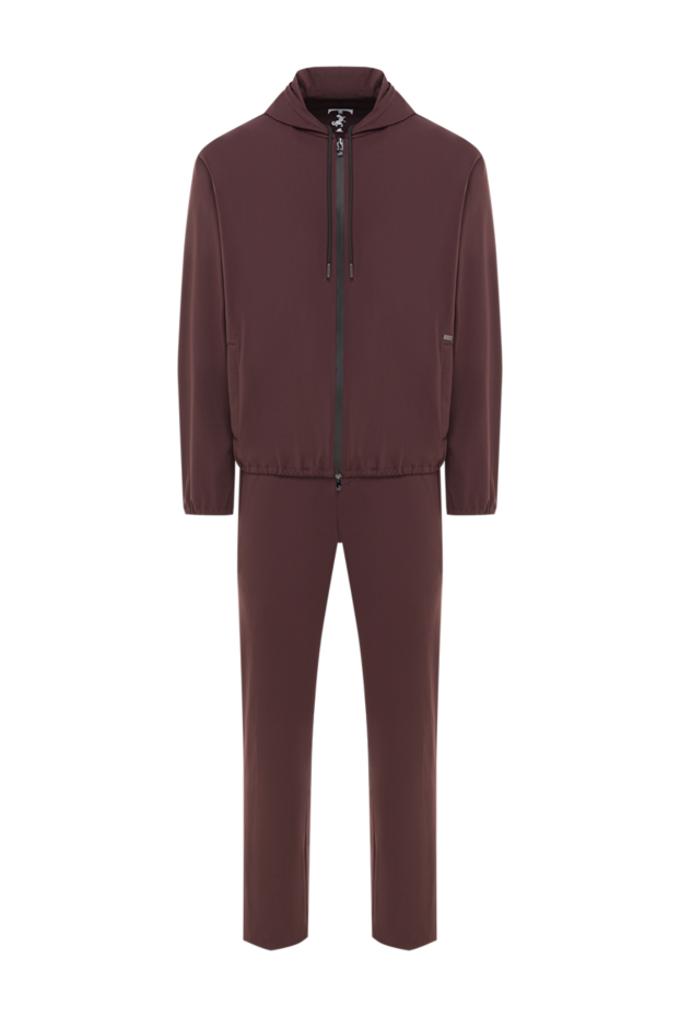 Tombolini men's maroon tracksuit with a zip-up hood 192727 - photo 1