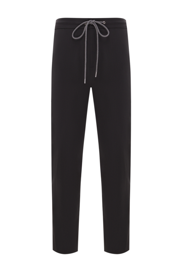 Tombolini black men's casual trousers with elastic waistband 192741 - photo 1