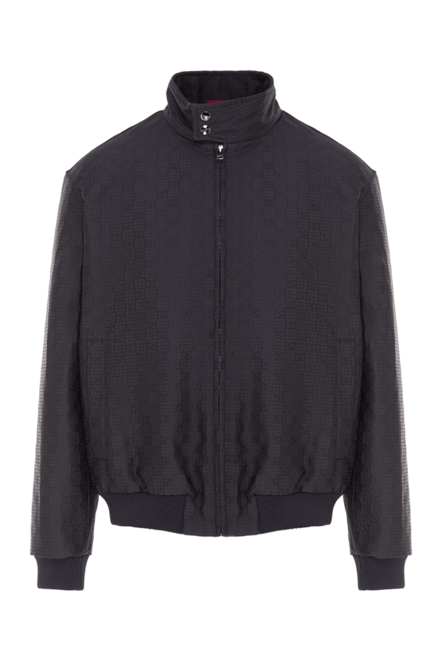 Gucci gg ripstop zip-up jacket in gray 192769 - photo 1