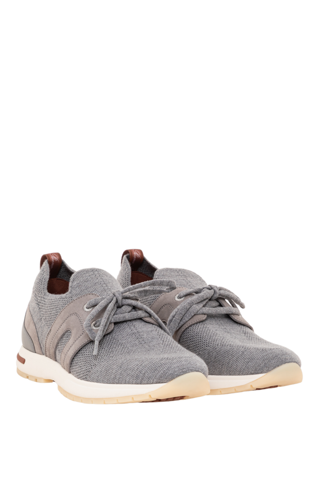 Loro Piana women's 360 lp flexy walk sneakers in gray 192775 - photo 3