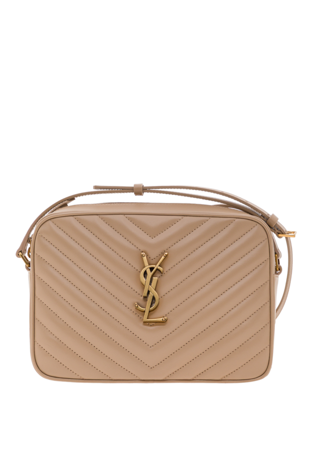 Saint Laurent lou crossbody bag with adjustable leather strap and quilted trim 192786 - photo 1