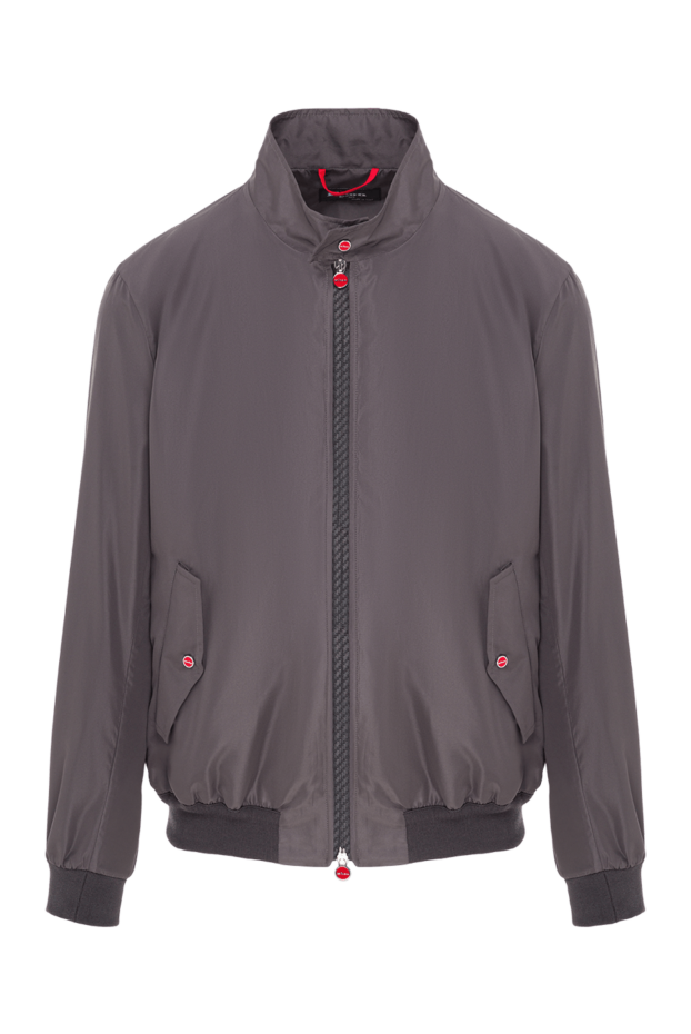Kiton lightweight men's anthracite bomber jacket 192805 - photo 1