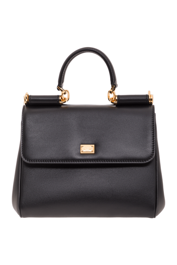 Dolce & Gabbana my sicily black calfskin plongé bag 192993 - photo 1