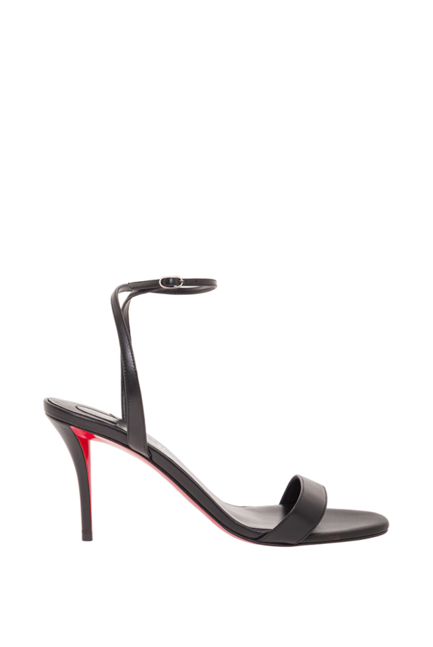 Christian Louboutin miss z қара наппа былғары сандалдары 193010 - фото 1
