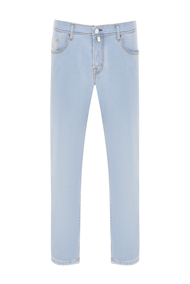 Jacob Cohen premium light blue denim jeans with a tapered fit 193021 - photo 1