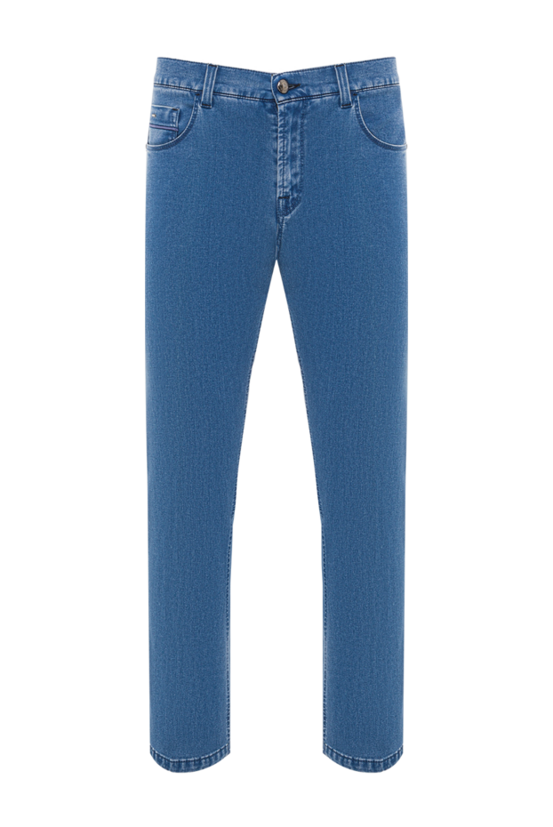Stefano Ricci classic men's blue jeans with five pockets 193120 - photo 1