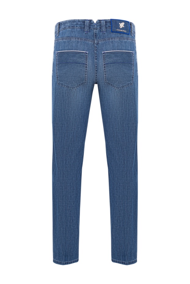 Stefano Ricci light blue cotton jeans with slight abrasions 193126 - photo 2