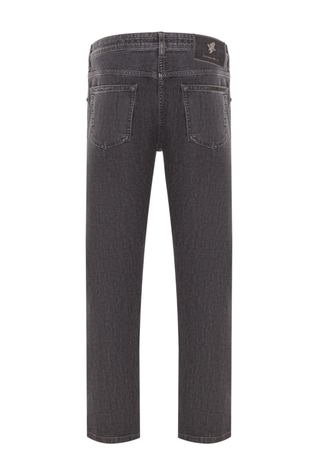 Stefano Ricci basic jeans made of deep gray cotton with a natural texture 193129 - photo 2