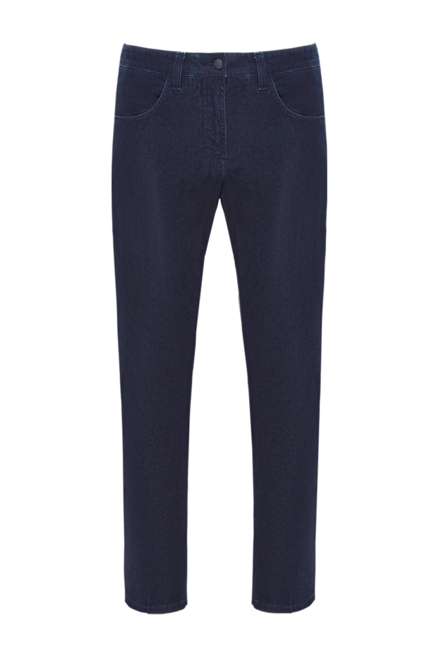 Stefano Ricci men's dark blue stretch cotton denim jeans 193142 - photo 1