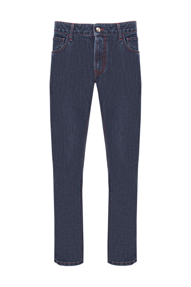 Stefano Ricci men's premium dark blue jeans in a classic style 193143 - photo 1