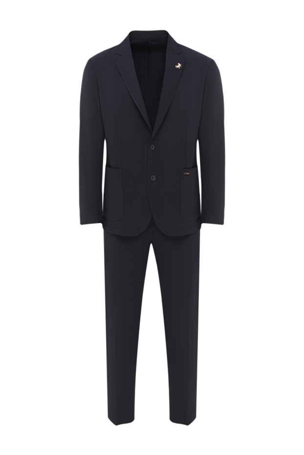 Tombolini men's dark blue slim-fit suit with tapered trousers 193195 - photo 1