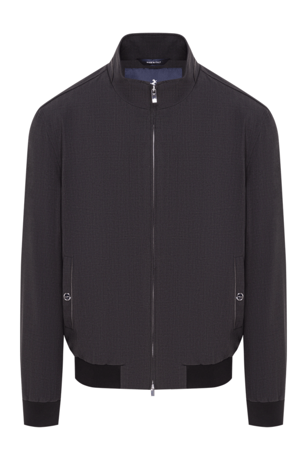 Tombolini men's bomber jacket made of high-quality fabric with a melange effect 193197 - photo 1