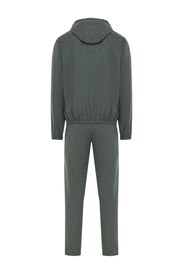 Tombolini men's dark green sports jacket made of natural wool 193198 - photo 2