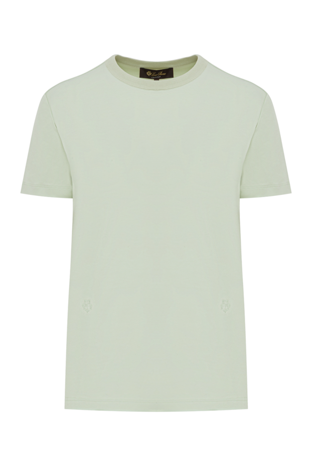 Loro Piana women's light green t-shirt made of 100% cotton 193257 - photo 1