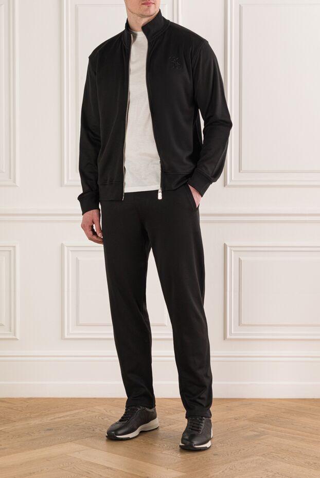 Billionaire men's tracksuit with a contrasting zipper and the brand's signature logo 193287 - photo 2