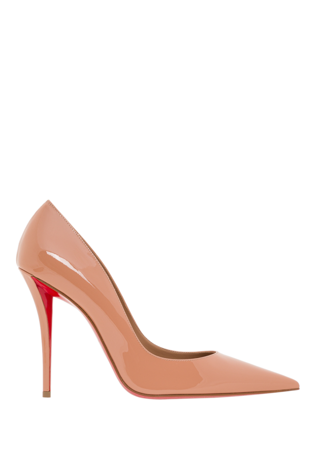 Miss Z Beige Patent Calfskin Pumps - photo 1