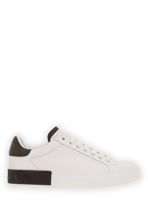 Dolce & Gabbana portofino men's calfskin leather sneakers 193387 - photo 1