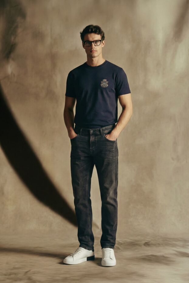 Dolce & Gabbana men's gray jeans in a five-pocket style made of 100% cotton 193398 - photo 2
