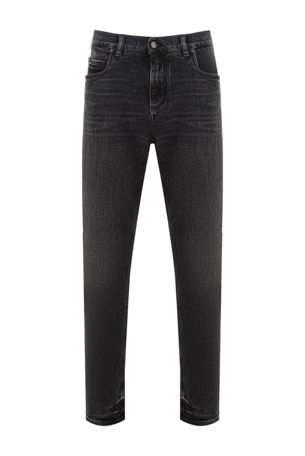 Dolce & Gabbana men's black jeans with contrasting dg logo embroidery 193399 - photo 1