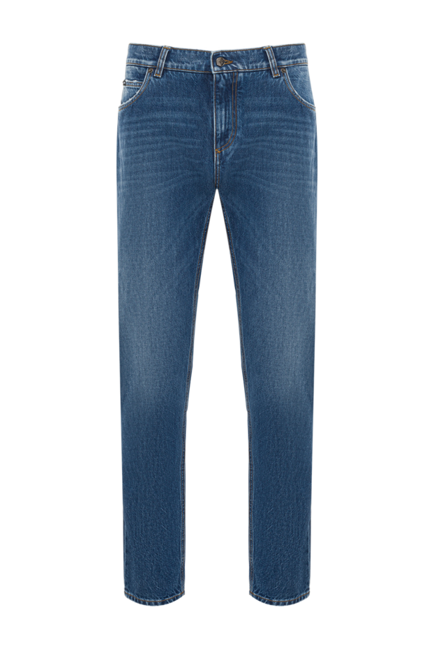 Dolce & Gabbana men's heavyweight denim jeans with a branded patch on the back pocket 193400 - photo 1