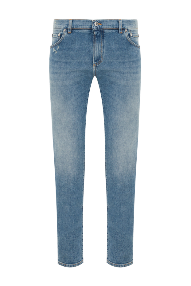 Dolce & Gabbana men's tapered jeans with a light wash effect 193401 - photo 1