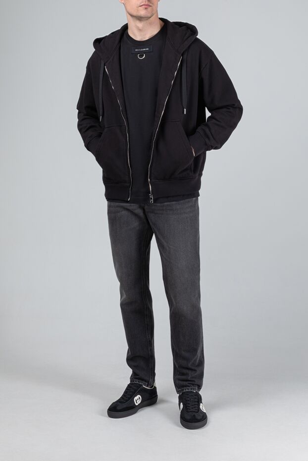 Dolce & Gabbana classic graphite denim jeans with a slightly distressed effect 193402 - photo 2