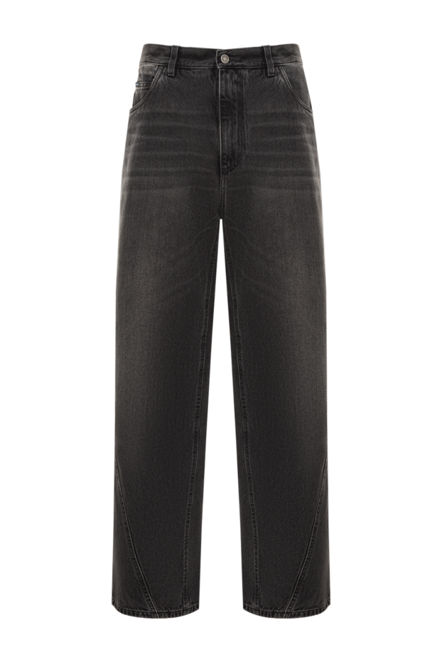 Dolce & Gabbana wide-leg denim jeans with a metal plate and logo 193403 - photo 1