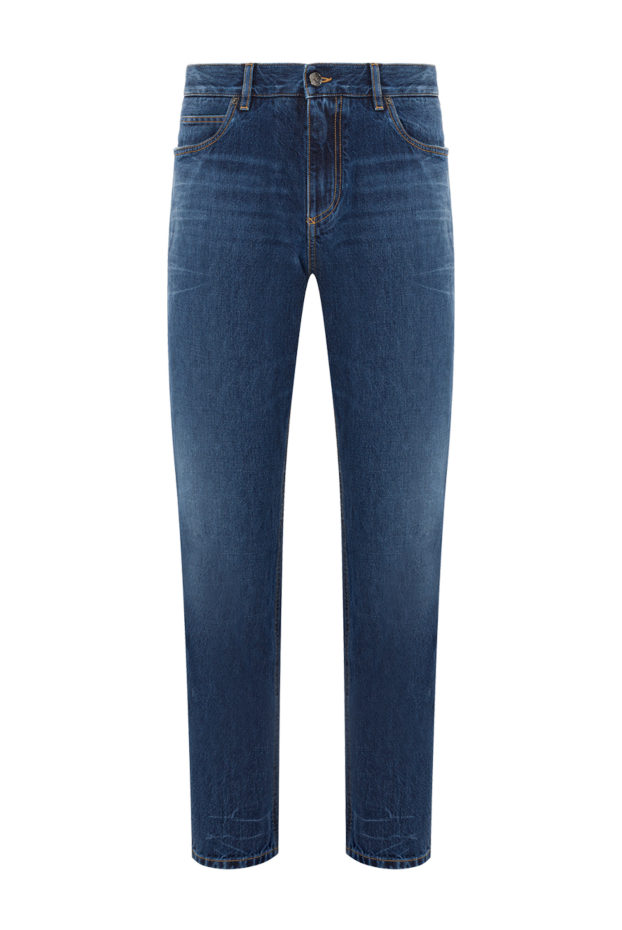Dolce & Gabbana men's blue tapered jeans with a distressed effect 193404 - photo 1