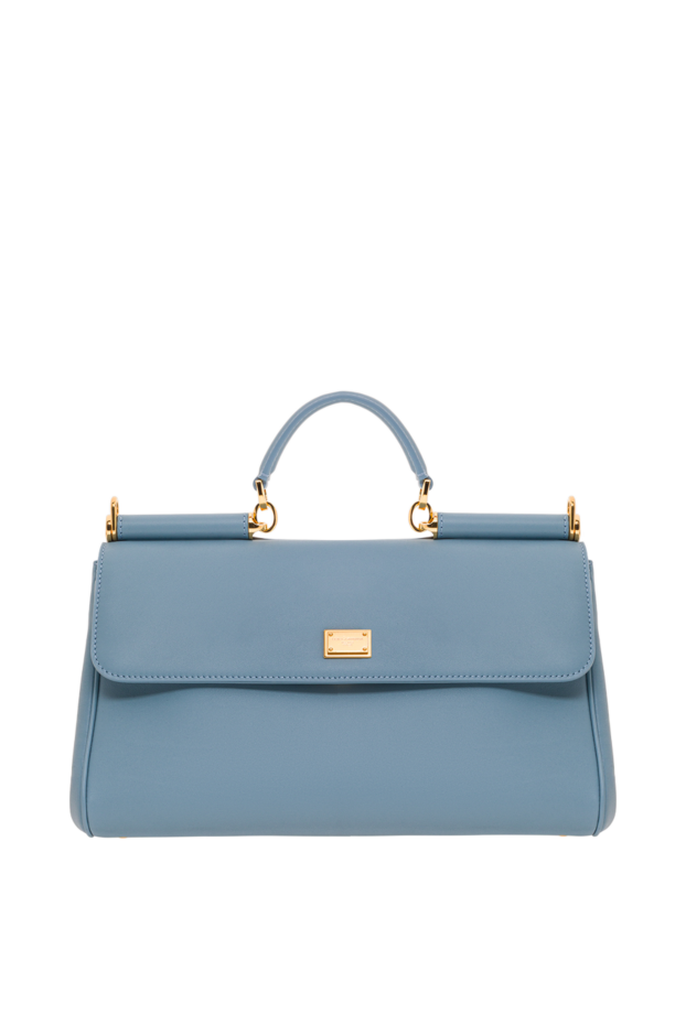Dolce & Gabbana my sicily blue calfskin plongé bag 193417 - photo 1