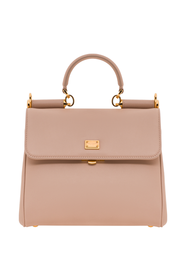 Dolce & Gabbana my sicily beige calfskin plongé women's bag 193419 - photo 1