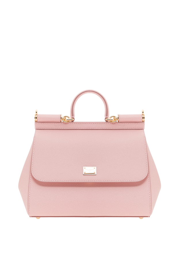 Dolce & Gabbana large pink sicily dauphine calfskin bag 193421 - photo 1