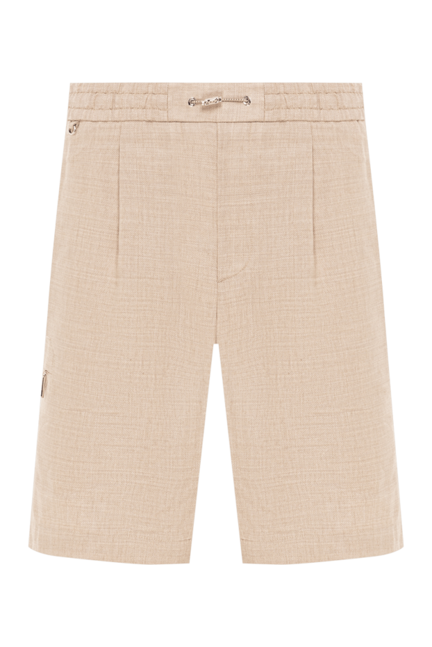 Stefano Ricci men's premium bermuda shorts made from an exclusive blend of linen and wool 193585 - photo 1