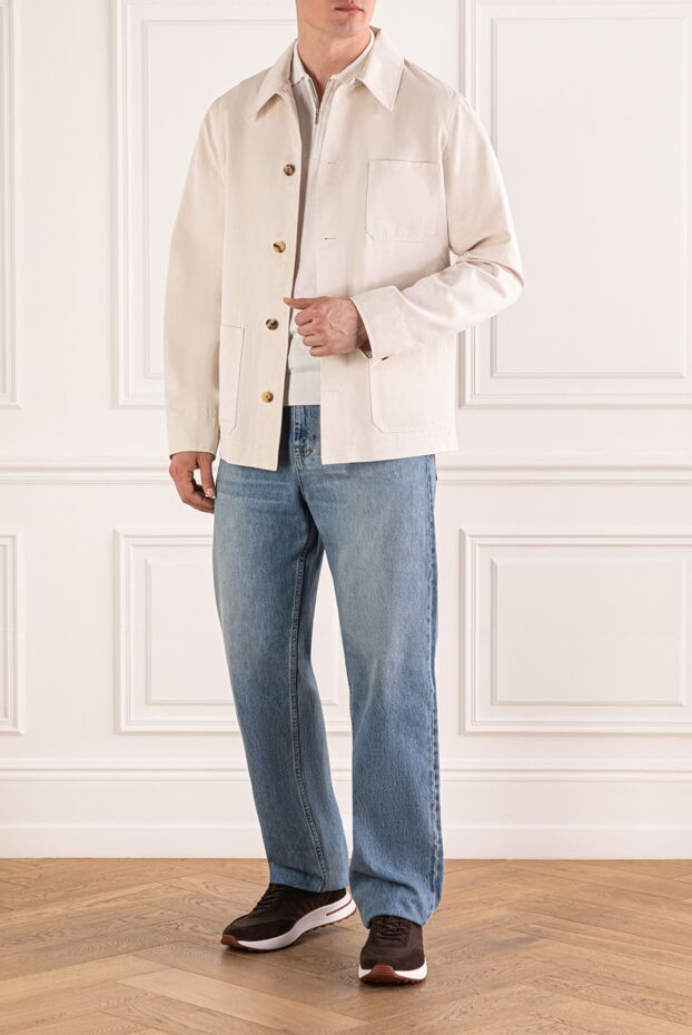 Gucci distressed cotton denim trousers 193627 - photo 2