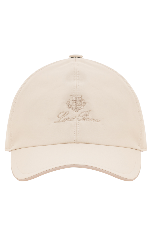 Loro Piana beige baseball cap with rain system technology for protection from water and wind 193631 - photo 1