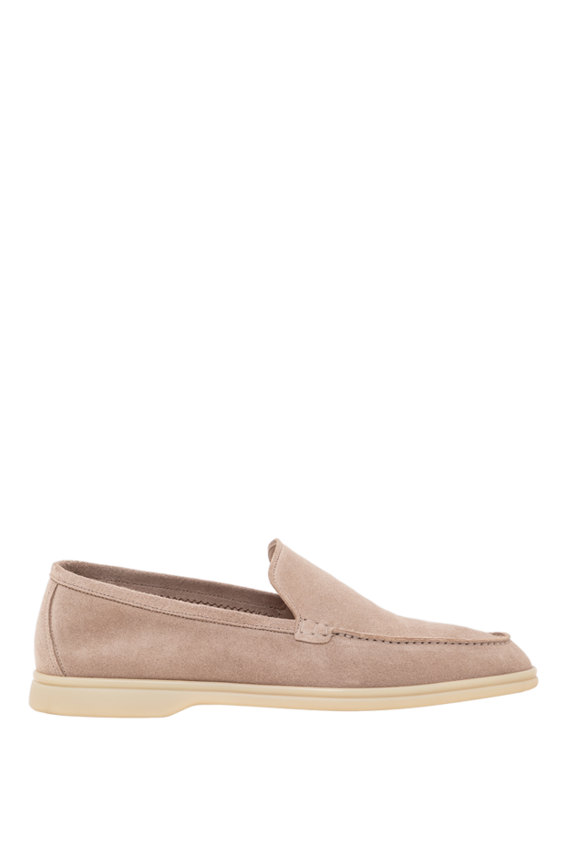 Cesare di Napoli smart casual beige suede loafers 193668 - photo 1