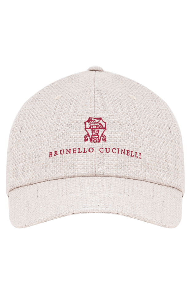 Brunello Cucinelli мужская бейсболка с изогнутым козырьком и логотипом бренда 193702 - фото 1