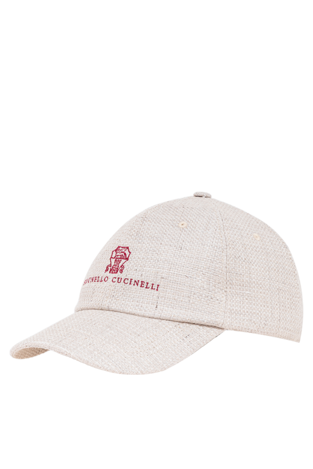 Brunello Cucinelli men's baseball cap with a curved visor and brand logo 193702 - photo 3