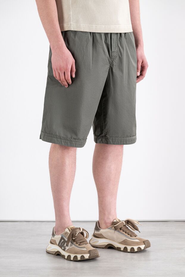 Dolce & Gabbana men's lightweight bermuda shorts in a noble gray shade 193707 - photo 3