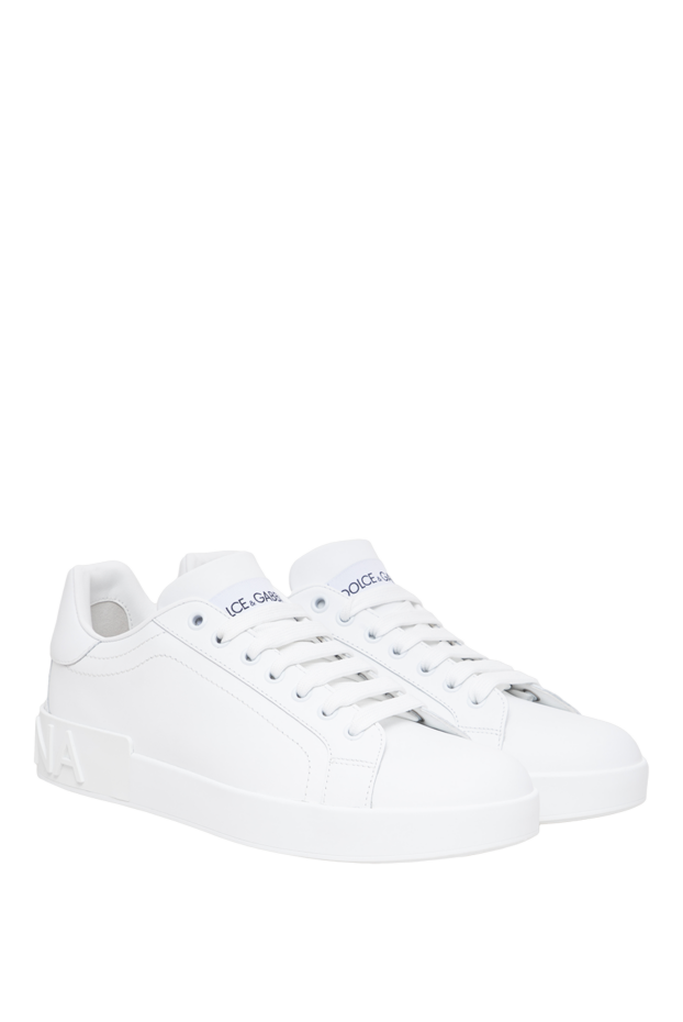 Dolce & Gabbana gray textile sneakers with dg country road patch 193739 - photo 2
