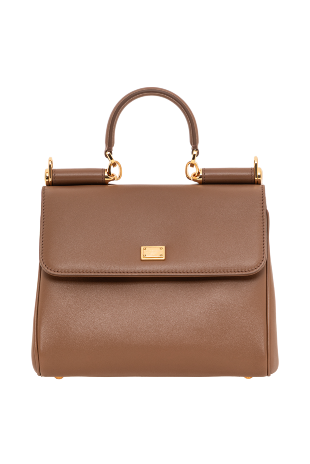 Dolce & Gabbana my sicily brown calfskin plonge bag 193744 - photo 1