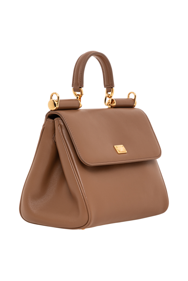Dolce & Gabbana my sicily brown calfskin plonge bag 193744 - photo 3
