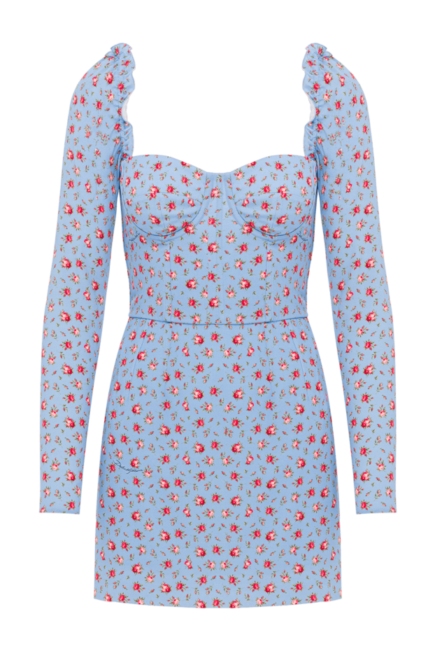 Dolce & Gabbana short silk charmeuse sheath dress with a print of small roses 193748 - photo 1
