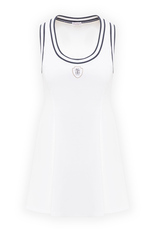 Brunello Cucinelli women's sporty mini dress with a flared sun skirt 193788 - photo 1