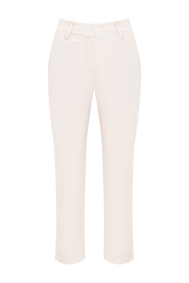 Brunello Cucinelli white stretch jersey leggings 193807 - photo 1