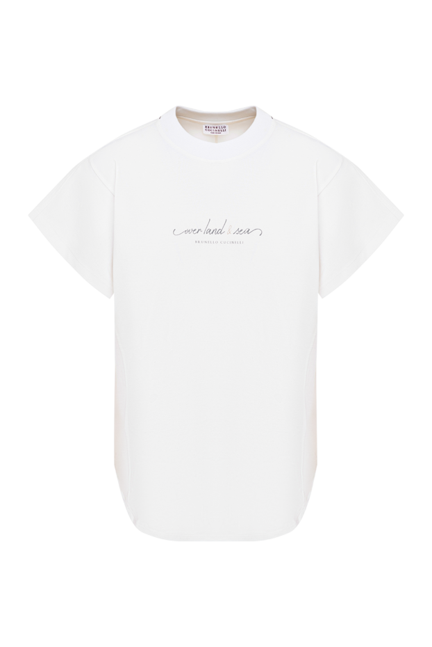 Brunello Cucinelli women's white t-shirt