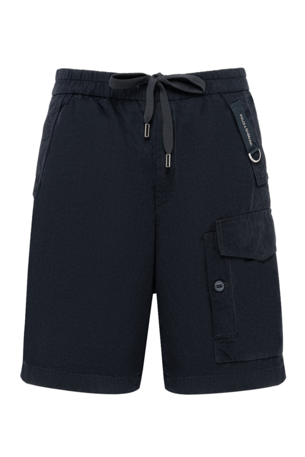 Dolce & Gabbana black waxed faille bermuda shorts 193828 - photo 1