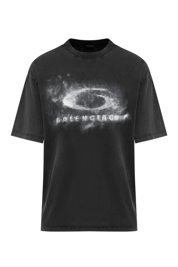 Balenciaga crayon loop t-shirt with a faded effect and graphic print. 193936 - photo 1