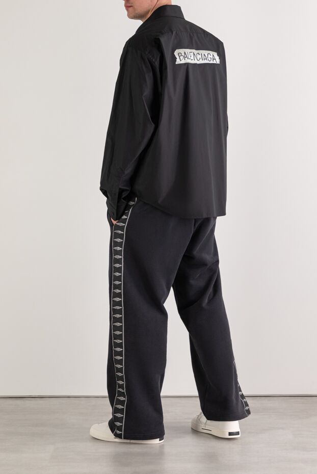 Balenciaga men's loose-fitting shirt with a straight hem and wide sleeves 193948 - photo 2