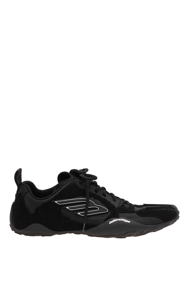 Balenciaga men's monday ultra sneakers in black with a distressed effect 193995 - photo 1